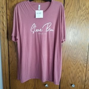 Stone Bru T Shirt 3X